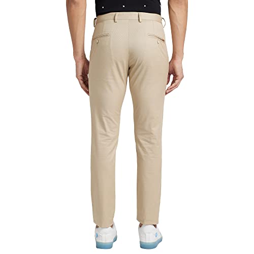 Image of Park Avenue Men's Cotton Blend Print Pattern Neo Fit Flat Front Chinos