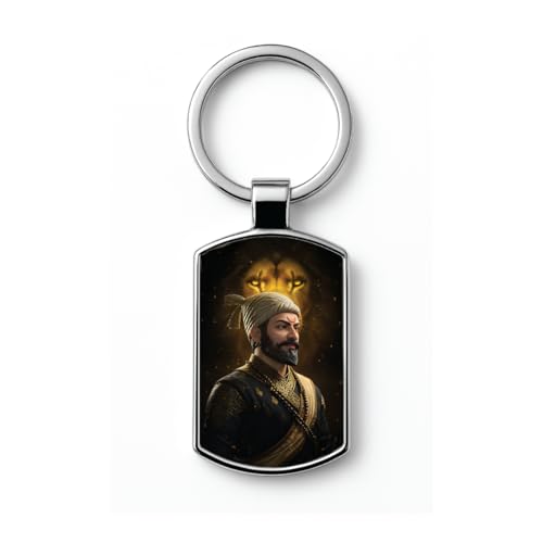 Image of Stylish Metal Keychains with Permanent Glossy Print - Inspirational Quotes & Spiritual Designs - Perfect Key chains for loved ones, Personal Use, Gifts & Return Gifts