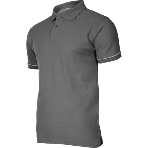 KOSZULKA POLO, 220G/M2, SZARA, "M", CE, LAHTI
