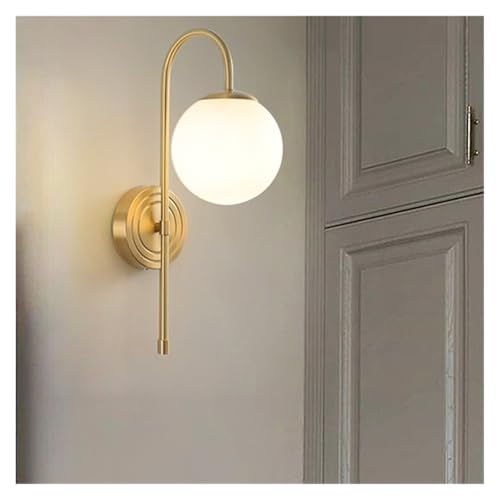 Applique murale à tête en cuivre pour illuminer subtilement un salon ou une chambre