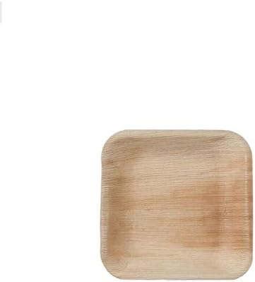 Hampi HPSQ17JV Palm Leaf Square Plate (Pack of 25)
