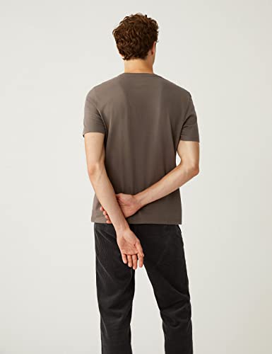 Image of Marks & Spencer Mens Solid Cotton Crew Neck Regular Fit T Shirt