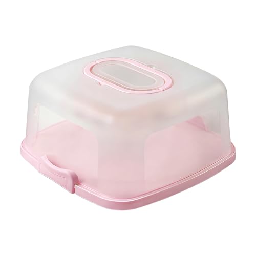 Reise-Kuchenträger – Runder Dessert-Transportbehälter, Wiederverwendbarer Lebensmittelaufbewahrungsdeckel, Tragbarer Bäckerei-Servierhalter | Heimküchen-Organisation Für Kuchen, Torten, Outdoor-Campin