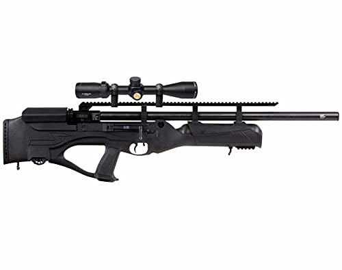 Hatsan Hercules Bully .35 Cal Air Rifle With 3-9X40 Scope (W Rings) And Pellets And Wearable4U Hard Case And Cleaning Pen Bundle #TOP7