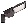 Paby 150W/120W/100W Parking Lot LED Area Light 21750LM Commercial Outdoor Lighting 3000K/4000/5000K Adjustable Slip Fitter Mount Industrial LED Shoebox Light for Roadways Stadium Sports Field Barn