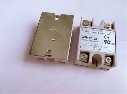 Relais Statique SSR-50LA de commande 4-20 mA vers sortie 90-250 V CA - 3