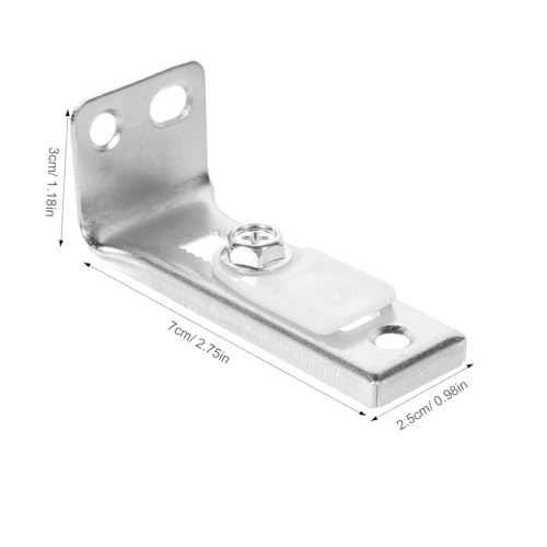 Kit de herrajes para puerta bifold 1 set con accesorios para puertas corredizas y pivote, fácil instalación y reemplazo miniatura 2