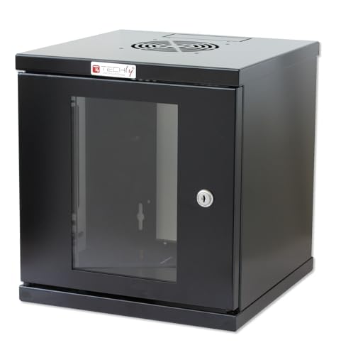 Professional 026586 Armadio Rack 10 a Muro 6 unità nero