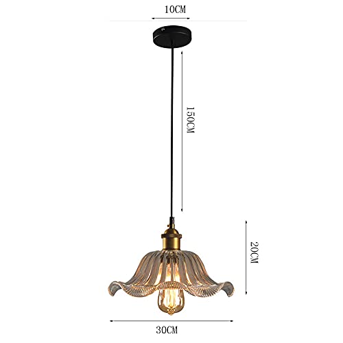 Suspension créative en cristal plafonnier réglable rétro industriel - 6