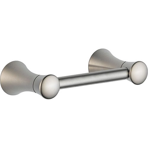Delta Pivoting Toilet Paper Holder | Brilliance Stainless Steel | Wall Mount | Lahara Bathroom Accessories - image 1
