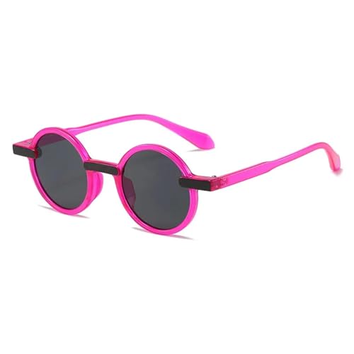 Lunettes de soleil rondes femmes verres multicolores protection yeux tendance été