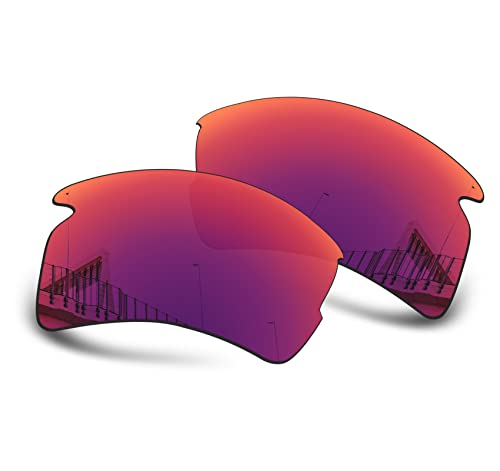 Image of Well-aimed Replacement Lenses Compatible with Oakley Flak 2.0 | Flak 2.0 XL Sunglasses - Midnight Iridium Polarized