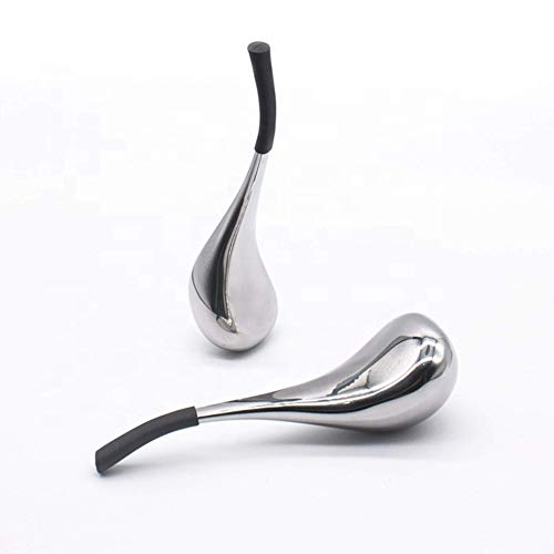 YuanKanJu JANNAR Cooling Facial Ice Globes, Stainless Steel Cold Facial Massager, Unbreakable Spoon Shaped Design