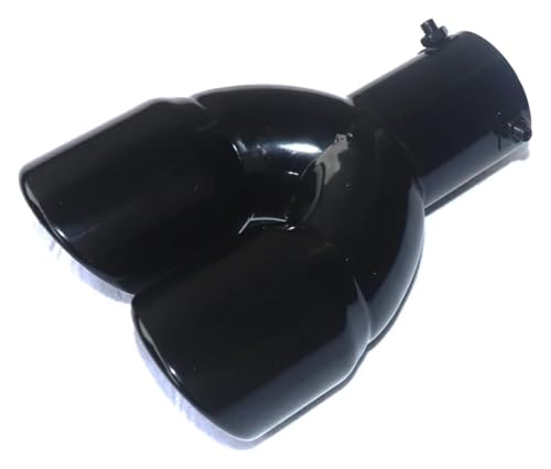 Tuyau d'échappement voiture universel 63mm double silencieux arrière droit