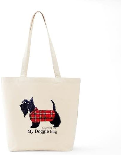 Miniatura 7 de CafePress Scottie - Bolsa de lona natural bolsa de compras reutilizable