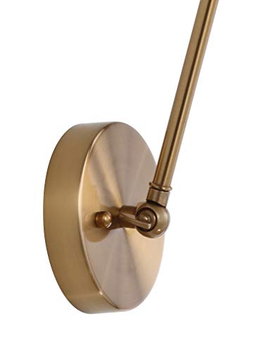 Image of JONATHAN Y Rover 1-Light Wall Sconce 7 inch, Brass Gold