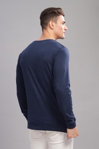 Image of ADRO Full Sleeve Tshirt for Men | Colorblock T Shirt for Men | 100% Cotton Tshirt | Full Sleeve Regular Fit T-Shirt | Men's Full Sleeves T Shirts