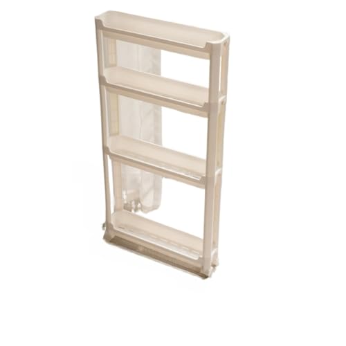 隙間収納 ワゴン キッチンワゴン キッチンわごんキャスター付き スリムワゴン キャスター付き スリム 高さ 白 おしいれ 大容量 4段ワゴン 食器棚 横 冷蔵庫 横 シンク 横 洗濯機 横 洗面台 横 キッチン 収納