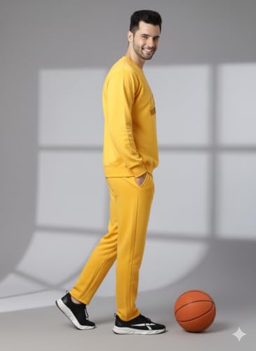 Image of Mack Jonney Graphic Print Track Suit for men | Co-ord Set | Warm Fleece Tracksuit Set | Full Sleeve Sweatshirt