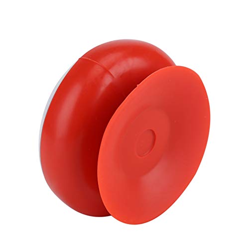Reloj impermeable que evita perforar azulejos con ventosa para baño rojo 7
