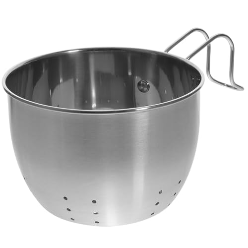 GOOHOCHY ステンレス製シンクコーナーストレーナー 耐久性排水口用バスケット キッチン食器 生ごみ用多機能水切りカゴ 収納と排水兼用