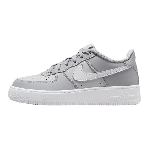 Nike Air Force 1 Big Kids' Shoes (FV5948-005, Wolf Grey/Pure Platinum/White) Size 6