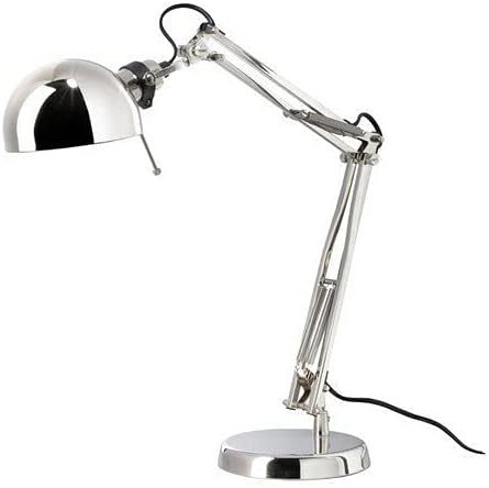 DJDLTable lamp 'Forsa' Work lamp with adjustable arm and head - height 50 cm - made of nickel-plated steel (2)