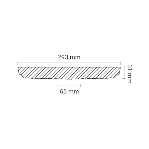 Rosetón de techo Profhome 156009 para decorar salones clásicos 5