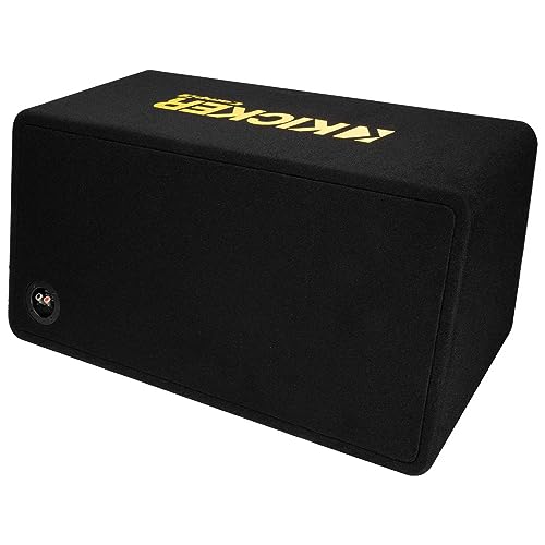KICKER 50DCWC122 Dual CompC 12-inch Subwoofers in Vented Enclosure, 2-Ohm