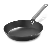 Merten & Storck Carbon Steel 26 cm Frying Pan Skillet, Black
