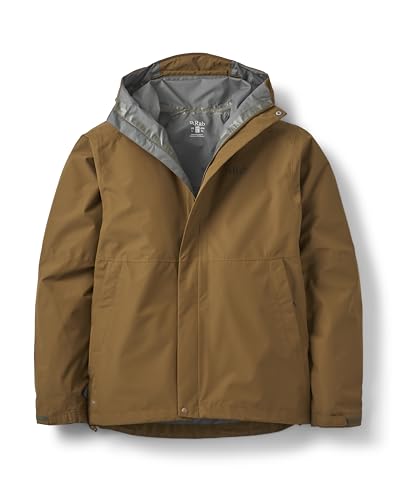 Rab Men's Downpour Waterproof Jacket - Oak - XL