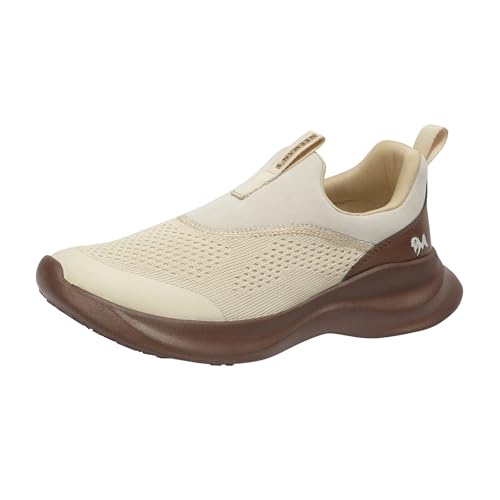 Image of Neeman's Mono Curve Men Slip On Shoes | Breathable Stretch Knit Casual Sneakers | Lightweight EVA Pebble Grip Sole | Foam Cushioned Footbed | Comfortable Everyday Walking Shoes