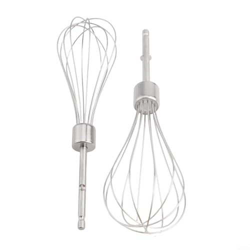 Batidores de repuesto para batidoras de mano Kenwood con batidores de acero inoxidable, para accesorios de batidor de huevos para mezclar masa (12 varillas de alambre*)
