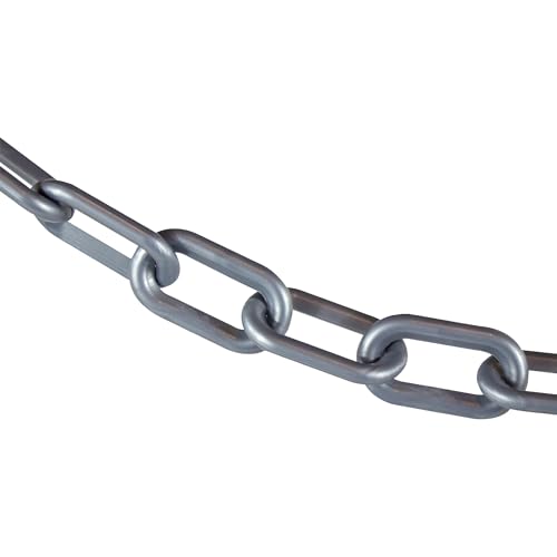 Image of Mr. Chain Plastic Barrier Chain, Silver, 100 ft Length (50008-100)