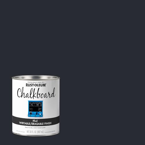 RUStolEUm 206540 Chalk Board Paint, Black, 887 Ml (Item Packing May Vary)