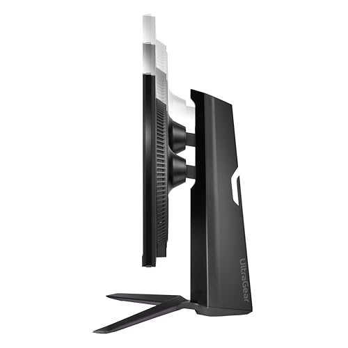 Image of LG 24GS65F-B 24-inch Ultragear Full HD (1920 x 1080) IPS Gaming Monitor, 180Hz, 1ms, NVIDIA G-Sync Compatible, AMD FreeSync, HDR10, HDMI, DisplayPort, Tilt /Height /Pivot Adjustable Stand, Black