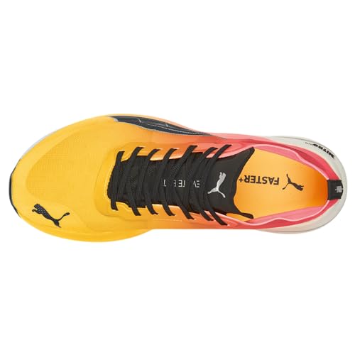 PUMA Mens Deviate Nitro Elite Fireglow Running Sneakers Shoes - Orange4