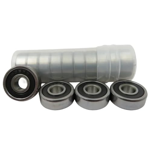 50pcs stainless steel bearing ABEC-5 S605-2RS 5*14*5mm deep groove ball bearings 605 S605RS 5x14x5 mm