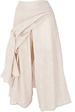 Size:S/M (38) Langer, seitlich geschlitzter Rock mit integrierter weiter Hose