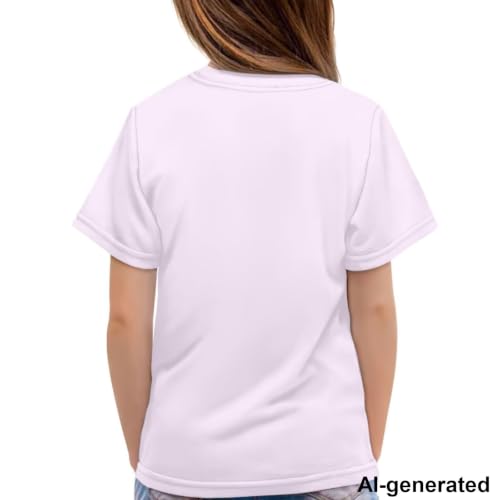 Image of Novelty 3D Graphic T Shirts for Kids Crew Neck Funny Animal Print Short Sleeve Girls Tshirts 3-16 Years