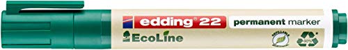 Edding 22 pennarelli indelebili - verde - 1 penna