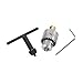 Quick-change Drill Chuck Drill Adapter Mini Drill Chuck Micro 0.3-4mm Taper Mounted Drill Chuck and Wrench w/Chuck Key Lathe Accessories