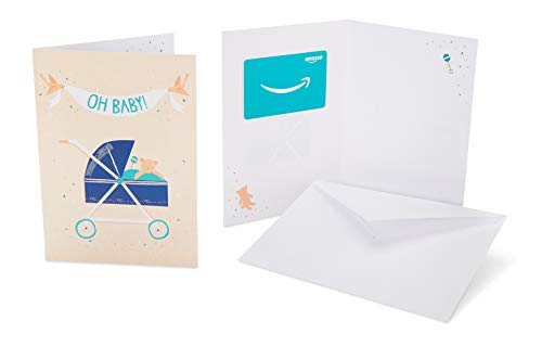 Amazon.com Gift Card in a Greeting Card (Baby Stroller Design)