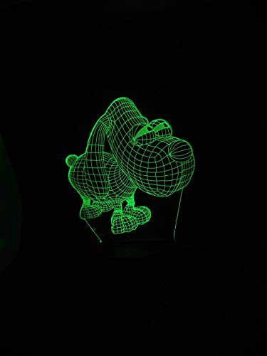 De noël Cadeau christmas gifts Lampe De Chevet Kawaii Animal Grand Oeil Chien Chien Balloon 3D USB LED Lampe Coloré Humeur Acrylique Enfant Éducatif De Noël Enfants Jouets Éclairage Avec télécommande
