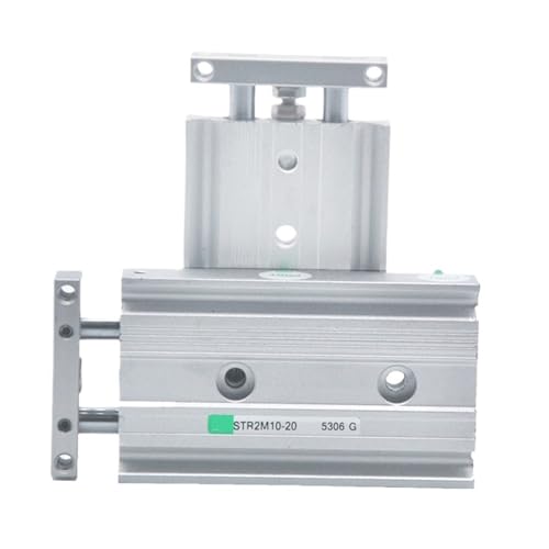 Vérin STR2-M-6-40 à double tige de piston pneumatique haute précision - 4