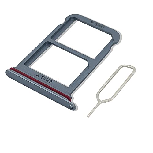Eonpam SIM Kartenrahmen für (Huawei P20 Pro) Originale Qualität Ersatz Karten rahmen Inkl SIM Kartenschlitz Pin(Blau)