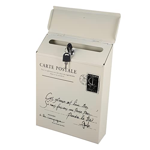 PNAJFUEL Buzón de 1 Pieza, Soporte para Buzones de Pared, Soporte para Buzones de Pared/White