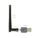 Dreamlink w1 USB WiFi dongle - 150 MBPS High Speed WiFi Antenna - Compatible with PC&comma; Windows Computer&comma; Dreamlink t2&comma; Formular z7&plus;&comma; Dreamlink t1&comma; Dreamlite&comma; MAG 250&comma; MAG254 Boxes