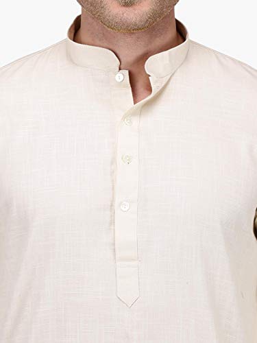 Image of Rajubhai Hargovindas Men's Premium Cotton Solid Kurta