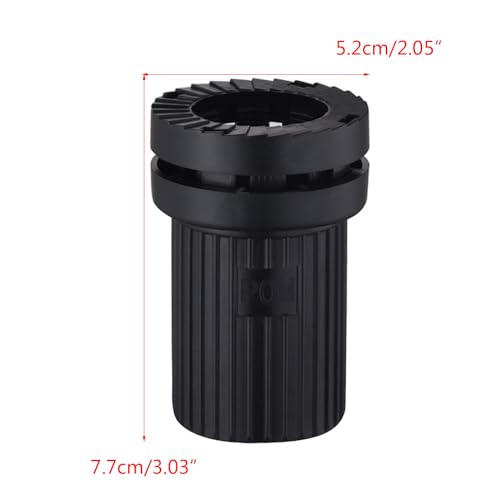 LEYILE Praktische Befestigungsmutter für Waschbecken, geeignet für verschiedene Armaturen-Installationen in Küchen und Bädern, Grau